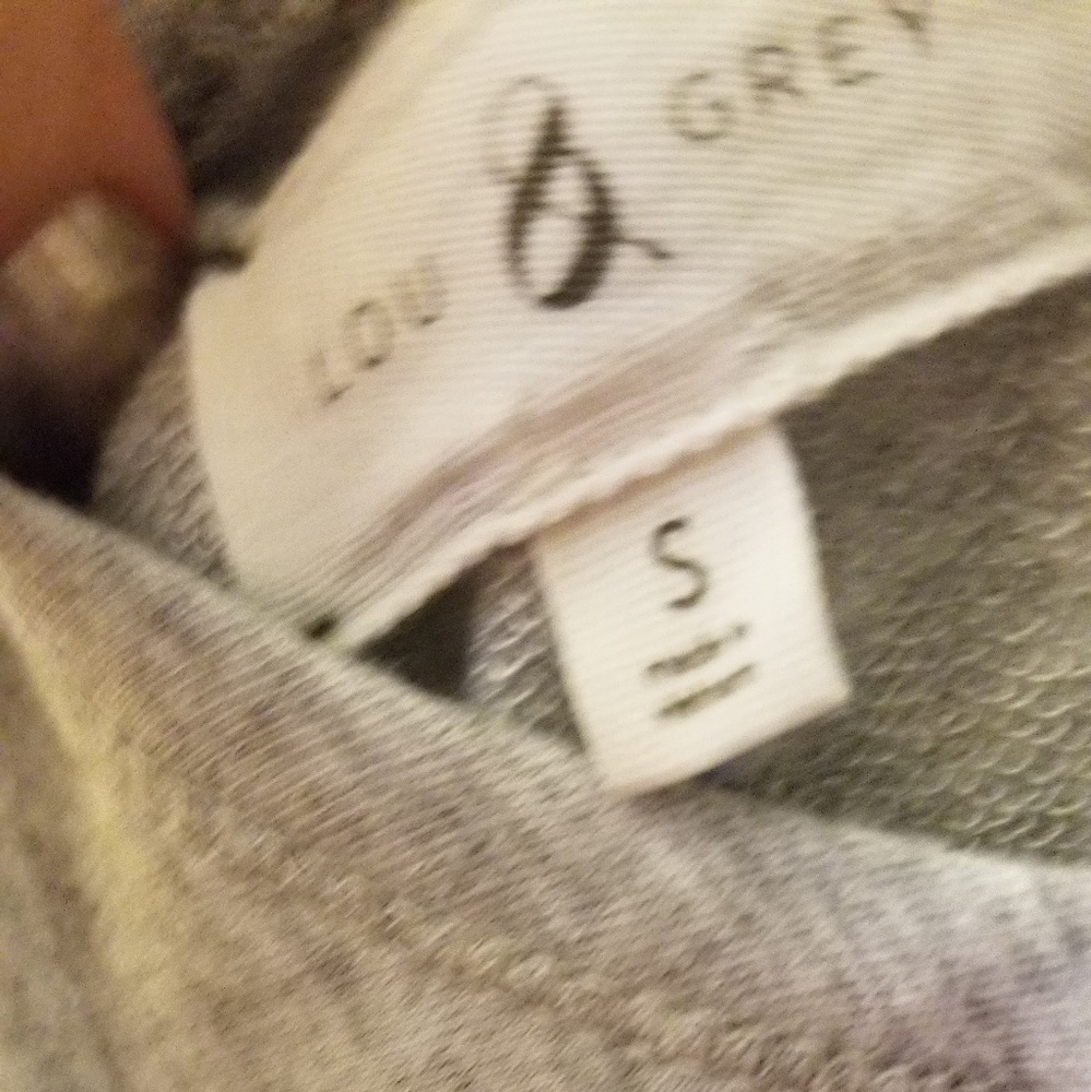 ^Lou & Grey Dropwaist gray tshirt dress small - Picture 7 of 7